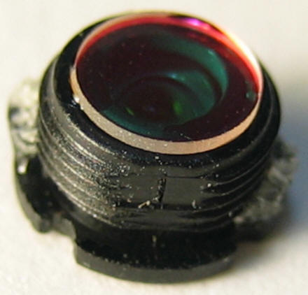 IR filter, back of lens tube